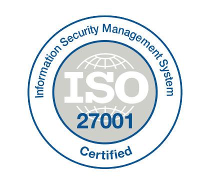 ISO 27001 certified